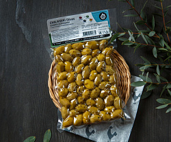Оливки Халкидики с косточкой в оливковом масле